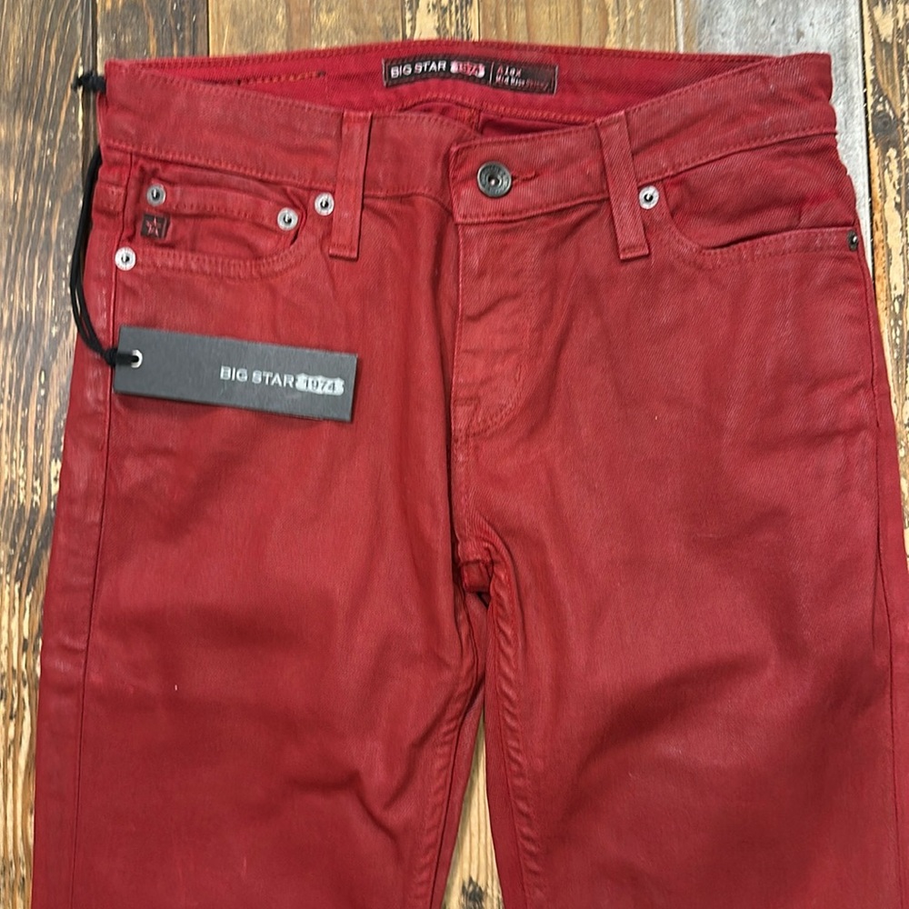 New BIG STAR red jeans